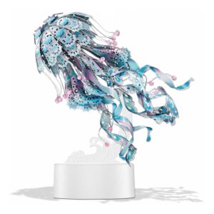Jellyfish Night Light 3D Metal Puzzle_Blue_1