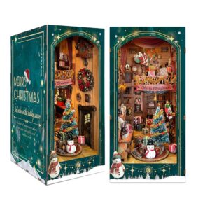 Jingle Cabin Book Nook Miniature Dollhouse_1