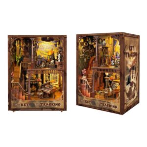 Key Tracking Book Nook Miniature Dollhouse_1