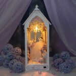 Kiki's Romantic Wedding Book Nook Miniature Dollhouse_5