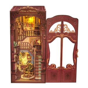 Library of Wisdom Book Nook Miniature Dollhouse_1