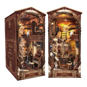 Magic Bookcase Book Nook Miniature Dollhouse_Style_B_1