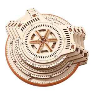 Mechanical Measuring Wheel 3D Wooden Puzzle_1