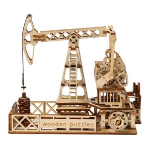 Oil Derrick Rig 3D Wooden Puzzle_1