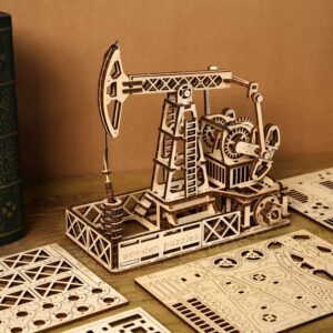 Oil Derrick Rig 3D Wooden Puzzle_2