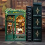 Owl Bookstore Book Nook Miniature Dollhouse_2