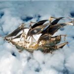 Pirate Ship of the Future 3D Wooden Puzzle_Green_4