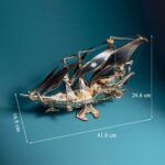 Pirate Ship of the Future 3D Wooden Puzzle_Green_7