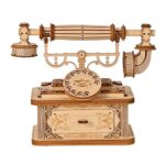 Retro telephone 3D Wooden Puzzle_1