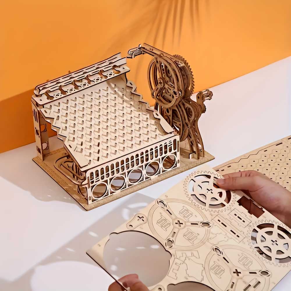 Rolling Rapids Marble Run 3D Wooden Puzzle