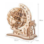 Rotate Globe 3D Wooden Puzzle_3