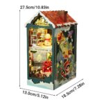 Santa's Cabin Book Nook Miniature Dollhouse_6