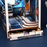 Sci-fi Alien Hub Book Nook Miniature Dollhouse_6