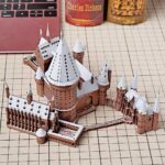 Snowy Hogwarts 3D Metal Puzzle_3