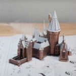 Snowy Hogwarts 3D Metal Puzzle_5