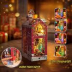 Snowy Night Serenade Book Nook Miniature Dollhouse_4
