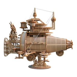Starfield Speed Spaceship 3D Wooden Puzzle_1