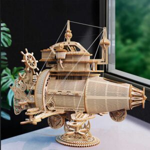 Starfield Speed Spaceship 3D Wooden Puzzle_2