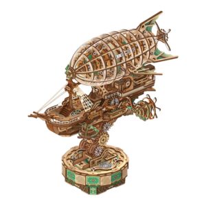 Steampunk Airship 3D Wooden Puzzle_1