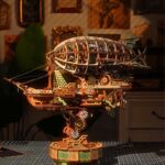 Steampunk Airship 3D Wooden Puzzle_4