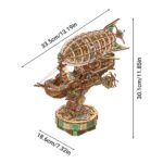Steampunk Airship 3D Wooden Puzzle_6