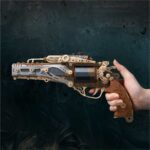 Steampunk Revolver 3D Wooden Puzzle_Black_5
