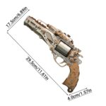 Steampunk Revolver 3D Wooden Puzzle_White_5