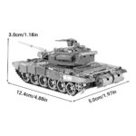 T-90A Tank 3D Metal Puzzle_7