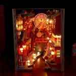 Tang Dynasty Street View Book Nook Miniature Dollhouse_4