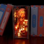 Tang Dynasty Street View Book Nook Miniature Dollhouse_5