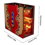 Tang Dynasty Street View Book Nook Miniature Dollhouse_6