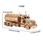 Tanker Truck Model 3D Wooden Puzzle_7