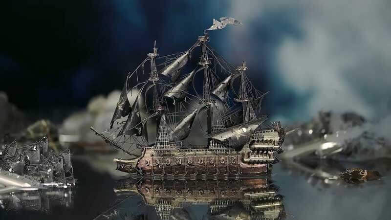 The Flying Dutchman Ghost Ship 3D Metal Puzzle_Description_2