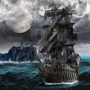 The Flying Dutchman Ghost Ship 3D Metal Puzzle_2