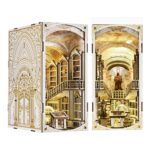 The Gods' Library Book Nook Miniature Dollhouse_1