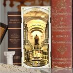 The Gods' Library Book Nook Miniature Dollhouse_2