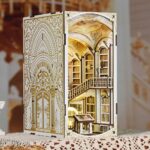 The Gods' Library Book Nook Miniature Dollhouse_4