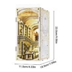 The Gods' Library Book Nook Miniature Dollhouse_5