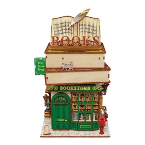 Time Bookstore Wooden DIY Miniature Dollhouse_1