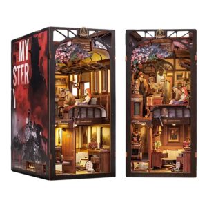 Train Mystery Book Nook Miniature Dollhouse_1