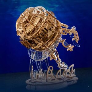 Transmission Music Jellyfish 3D Wooden Puzzle_2