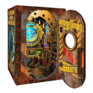 Undersea Spacetime Book Nook Miniature Dollhouse_1