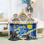 Van Gogh's Starry Night Rotating 3D Wooden Puzzle_2