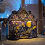Van Gogh's Starry Night Rotating 3D Wooden Puzzle_7