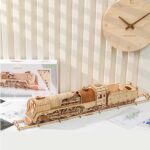 Vintage Mechanical Steam Train 3D Wooden Puzzle_2