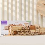 Vintage Mechanical Steam Train 3D Wooden Puzzle_3