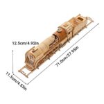 Vintage Mechanical Steam Train 3D Wooden Puzzle_4