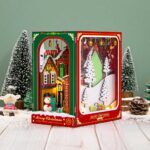Winter of Christmas Book Nook Miniature Dollhouse_3