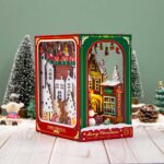 Winter of Christmas Book Nook Miniature Dollhouse_4