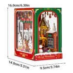 Winter of Christmas Book Nook Miniature Dollhouse_5